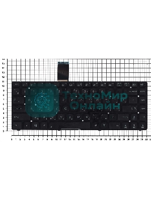 Клавиатура для ноутбука Asus K45A K45DE K45V K45V черная без рамки