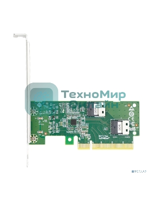 Адаптер для SSD PCIe x8 to Two SlimSAS SFF-8654 4i Adapter
