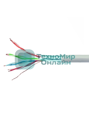 Кабель Cablexpert FPC-5004E-SOL/100, FTP indoor 4x2x0.48, CCA, кат.5е, однож., 100м, box, серый