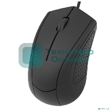 Мышь проводная CBR CM 109 черный, 1000 dpi, USB, кнопки - 3