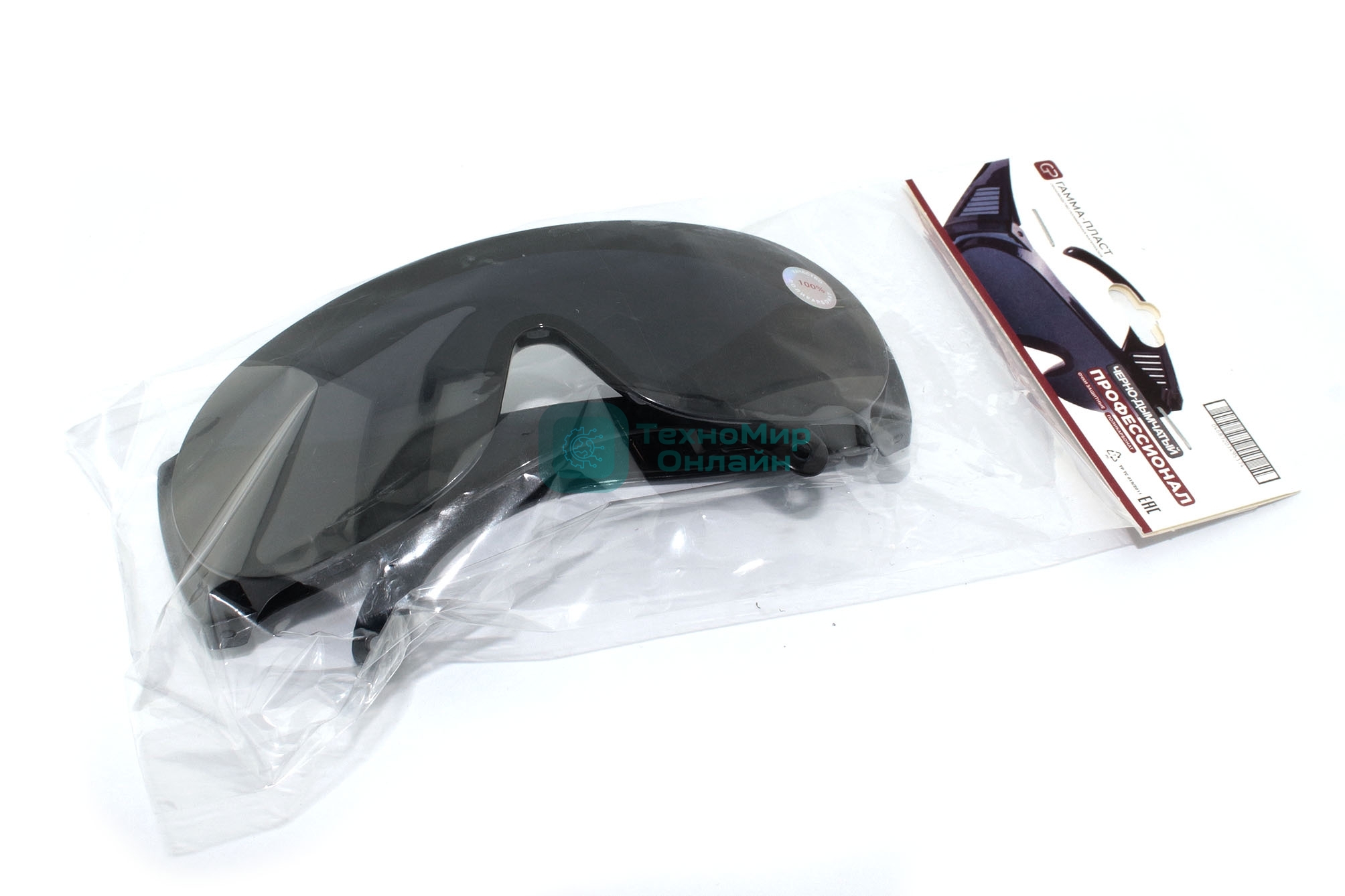 Очки защитные Профессионал черно-дымчатые