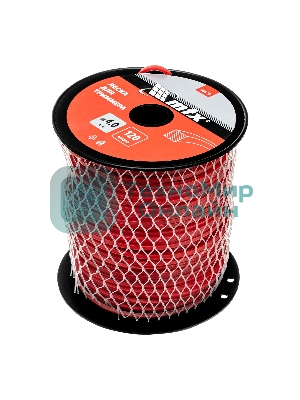 Леска для триммера MTX квадрат 4,0 мм х 120 м, на катушке