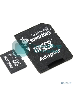Флеш карта Micro SecureDigital 256Gb Smart buy SB256GbSDCL10-01 Micro SDHC Class 10, UHS-1, SD adapter