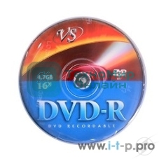 Диск DVD-R VS (PERFEO) 4.7Gb, 16x, Сake Box 50шт.