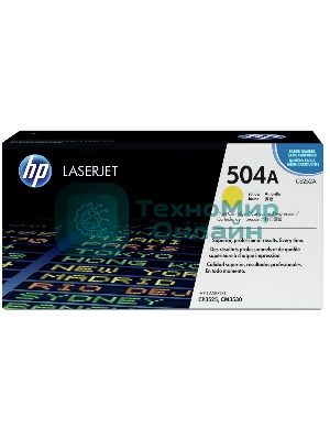 Картридж лазерный HP CE252A желтый для CLJ CM3530/CP3525 7000 стр.