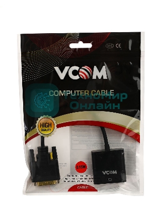 Кабель-переходник DVI(M) ---> VGA(F)VCOM CG491