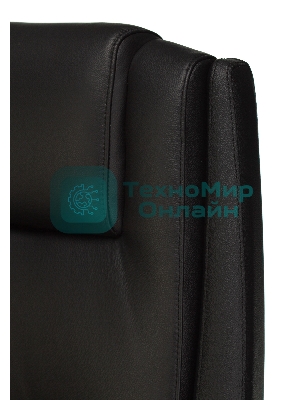 Кресло Бюрократ DUKE черный, кожа