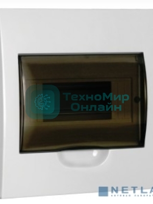 Бокс ЩРВ-П-8 мод. встраив. пластик IP41 GENERICA IEK MKP12-V-08-41-G