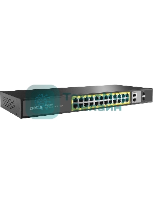 Коммутатор 24PORT 10/100M POE 4GE COMBO P124GH Netis