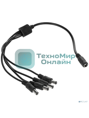 Разветвитель питания Rexant на 4 разъема 2,1х5,5 мм