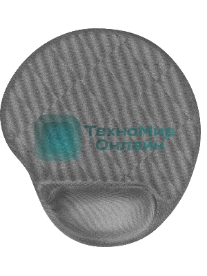 Коврик для мыши Defender гелевый Easy Work (серая лайкра) нескользящ.основа,260х225х5мм