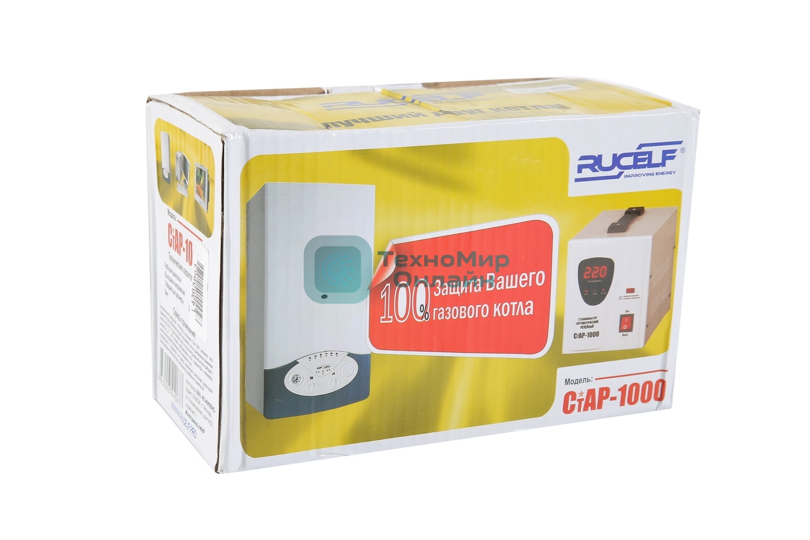 Стабилизатор напряжения Rucelf СтАР-1000 1кВА однофазный белый