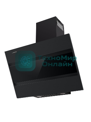 Вытяжка каминная Maunfeld Bridge 60 нержавеющая сталь/черное стекло, 60 см, 850 куб. м/ч, 51 дБ