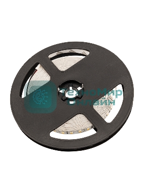 Лента светодиодная 12 В, 8 мм, IP23, SMD 2835, 120 LED/m, 12 V, цвет свечения теплый белый (3000 K)
