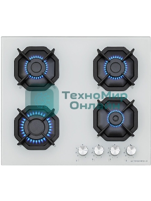 Газовая варочная панель Maunfeld EGHG.64.2CW/G белый