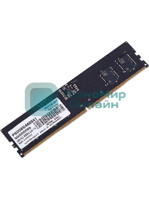 Оперативная память Patriot Signature, DDR5, 8GB (1x8 GB), 4800 MHz, CL40, DIMM