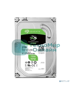 Жесткий диск Seagate Barracuda 2Tb 7200RPMSATA6Gb/S 256MB ST2000DM008 3.5