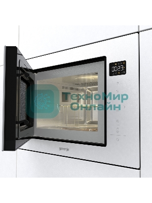 Микроволновая печь Gorenje BM251SG2WG 25 л, 900 Вт, белый (встраиваемая)