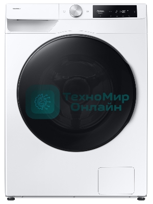 Стирально-сушильная машина Samsung WD11DG6B85BELP белый, загрузка фронтальная 11 кг, 1400 об/мин, класс: A