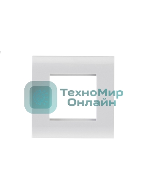 Панель лицевая Rexant 80х80 для модуля Mosaic, пластиковый суппорт