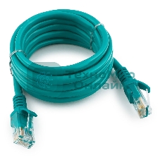 Патч-корд UTP Cablexpert кат.5e, 2м, литой, многожильный (зеленый)