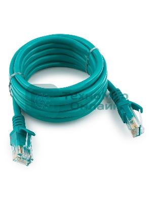 Патч-корд UTP Cablexpert кат.5e, 2м, литой, многожильный (зеленый)
