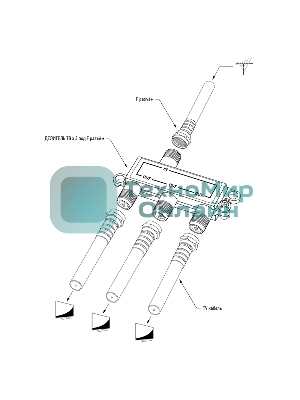 Делитель PROconnect ТВ х 3 под F разъем 5-900 МГц