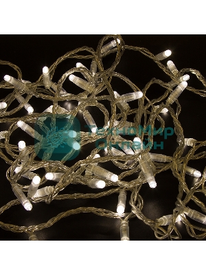 Гирлянда Neon-night Нить 10 м, 200 LED, прозрачный ПВХ, цвет свечения теплый белый с эффектом мерцания (каждый 5-й)