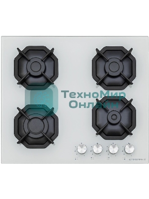 Газовая варочная панель Maunfeld EGHG.64.2CW/G белый