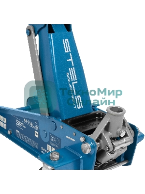 Домкрат гидравлический подкатной Stels 3 т, 120-450 мм, быстрый подъем, проф.