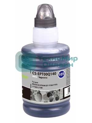 Чернила Cactus CS-EPT00Q140 черный 140 мл для Epson L7160/L7180