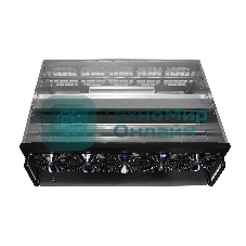 Корпус для майнинга ExeGate EX270772RUS Pro 13-430 (без БП, 2хUSB, 5хfan 120мм, места под: 13 видеокарт, 2 БП)