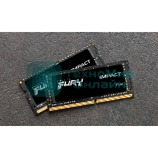 Оперативная память Kingston Fury Impact, DDR4, 32Gb (2x16Gb), 3200MHz, CL20, SO-DIMM