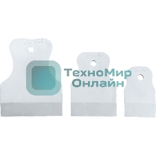 Набор шпателей Matrix 40-60-80 мм, белая резина,3 шт.