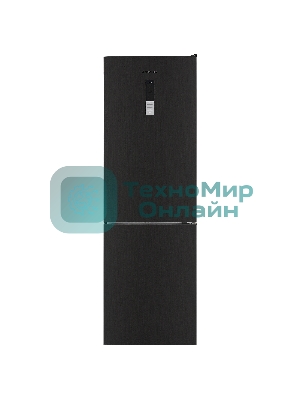 Холодильник Maunfeld MFF185NFSB10 черная нержавеющая сталь двухкамерный инвертор 240/100л морозилка снизу, No Frost