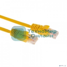 Патч-корд U/UTP Rexant cat.6, RJ45-RJ45, неэкранированный, 26AWG, LSZH, желтый, 2 м