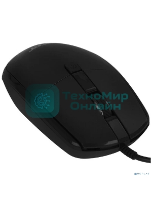 Мышь проводная Acer OMW401 черный, 2000 dpi, USB, кнопки - 4