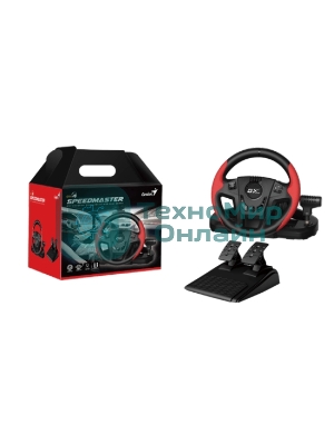 Контроллер для игровых симуляторов Genius SpeedMaster (гоночный руль и педали для PS3/PS4 и ПК)