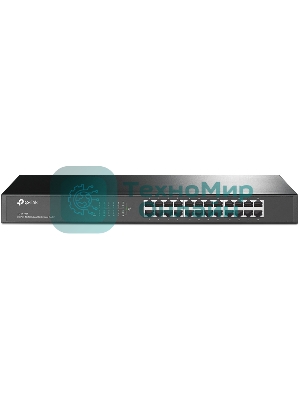 Коммутатор сетевой TP-Link SMB TL-SF1024 Коммутатор 24-port 10/100M Switch, 1U 19-inch rack-mountable steel case