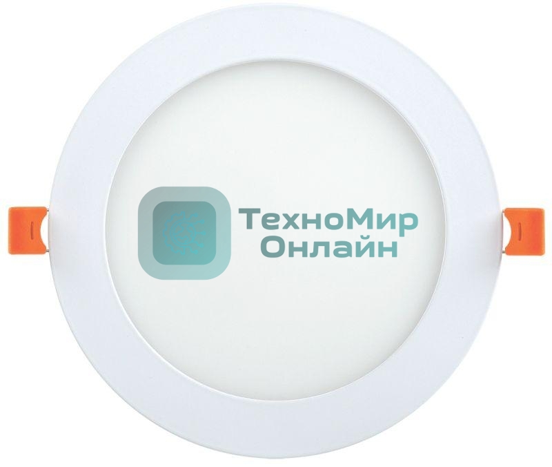 Светильник ДВО IEK LDVO0-1605-1-12-K02 1605 белый круг LED 12Вт 4000K IP20 алюм. корпус, диам 170 мм