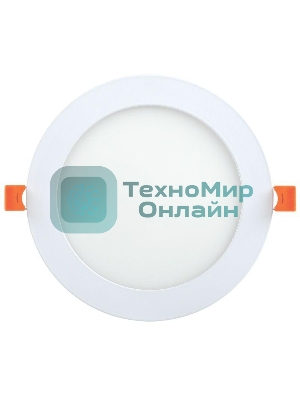 Светильник ДВО IEK LDVO0-1605-1-12-K02 1605 белый круг LED 12Вт 4000K IP20 алюм. корпус, диам 170 мм