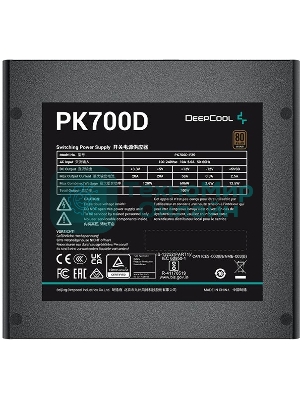 Блок питания Deepcool/GamerStorm PK700D, 700Вт, 80 PLUS Bronze, 120мм. черный