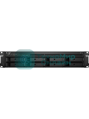 Сетевое хранилище Synology Rack 2U, QC2.2GHzCPU/4GbDDR4(upto32)/RAID0,1,5,6,10/upto 8 hot plug HDDs SATA(3,5'or2,5')(upto 12 with RX418)/2xUSB3.2/1eSATA/iSCSI/4xGbE(+1Expslot)/2xIPcam(upto 40)/2xPS/norail