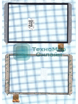 Сенсорное стекло (тачскрин) HK101PG3115H-V01, серое