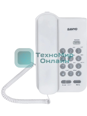 Телефон проводной SANYO RA-S108W белый