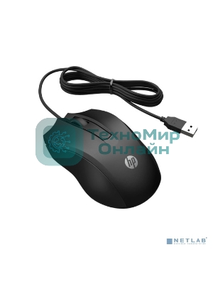 Мышь HP Wired Mouse 100 EURO cons