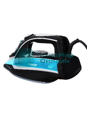 Утюг Hyundai H-SI01336 2800 Вт черный/голубой
