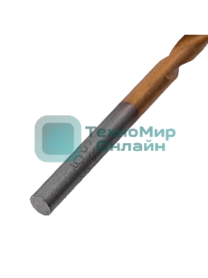 Сверло по металлу Matrix, 3,5 мм, HSS, нитридтитановое покрытие, цилиндрический хвостовик