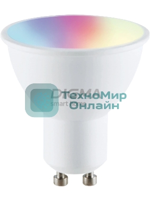 Умная лампа Digma DiLight L1 GU10 5Вт 400lm Wi-Fi (DLL1GU10)