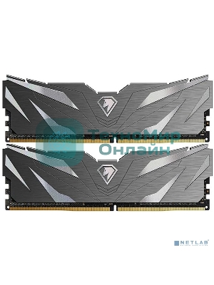 Оперативная память NETAC, DDR4, 32GB (2x16GB), 3200MHz, CL16, DIMM, с радиаторами, черный